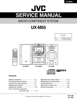 JVC UXM-55-Service-Manual